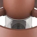 Outdoor Stehleuchte PHOTONI POLE 45, IP65 IK08, 45cm, konisch, E27, Aluminium, seeluft-beständig