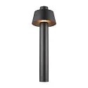 Outdoor Stehleuchte PHOTONI POLE 75, IP65 IK08, 75cm, konisch, E27, Aluminium, seeluft-beständig, schwarz matt
