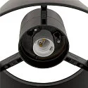 SLV Outdoor Deckenleuchte PHOTONI, IP65 IK08, E27, Aluminium, seeluft-beständig, schwarz matt / opal