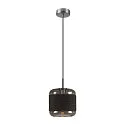 Pendelleuchte PANTILO ROPE 20, Ø 19.5cm, Pendel 250cm, mit Baldachin, E27, silber