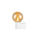 SLV wall luminaire VARYT round E14 IP44, white