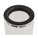 SLV LED Wandaufbauleuchte LYGANT SINGLE Badleuchte, 8W, 3000K, 560lm, IP44, schwarz