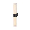 LED Wandaufbauleuchte LYGANT DOUBLE Badleuchte, 11W, 3000K, 800lm, IP44, schwarz