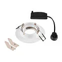 ceiling recessed luminaire NEW TRIA® 75 XL round GU10 IP20, white