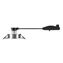 SLV Deckeneinbauleuchte NEW TRIA® 75 XL, rund, GU10, max. 10W, IP20, aluminium