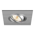 SLV recessed ceiling ring NEW TRIA® 75 XL square, aluminium