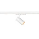 SLV LED 3-Phasen Strahler TRACKSPOT V, IP20, 10/15/20W (multi), 2700/3000/4000K (CCT DIP), fokussierbar 24°-60°, CRI 90, weiß
