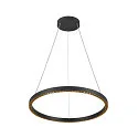 SLV LED Pendelleuchte ONE CUBE UP/DOWN, Ø 80,5cm, 80W, 3000K, 6000lm, IP20, DALI dimmbar, schwarz