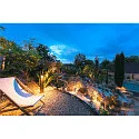 SLV Outdoor LED Stehleuchte LID I 75 DOUBLE, IP65 IK07, 29W 2700/3000K (CCT Switch) 2000lm 2x100°, dimmbar, drehbar, anthrazit