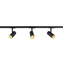 LED 1-Phasen Schienensystem-Set NOBLO® SPOT, 3 Spots + 2x 100cm Schiene, IP20, 19W 2700K 32°, CRi >90, dimmbar