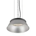 SLV LED Hallenstrahler HIGHBAY V 330, IP65 IK08, 220-240V AC, 100-200W (multi) 4000K 32000lm 90°, CRI 80, schaltbar, schwarz