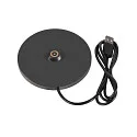 SLV LED Akku-Tischleuchte VINOLINA TWO, IP65, Ø 11cm, konisch, 2W 2200-3000K (CCT Switch) 190m, Touch-Dimmer + Ladestation, rost