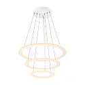 LED Pendelleuchte ONE FLAT TRIPLE, 300cm, 2700/3000K, 3500/3700lm, IP20, dimmbar, weiß