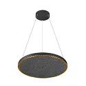SLV Zubehör für ONE® 80 / ONE® CUBE - Akustik-Filzplatte ONE®, Ø 75.5cm / 3.8cm, grau