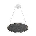 SLV Zubehör für ONE® 80 / ONE® CUBE - Akustik-Filzplatte ONE®, Ø 75.5cm / 3.8cm, grau