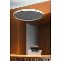 SLV Zubehör für ONE® 80 / ONE® CUBE - Akustik-Filzplatte ONE®, Ø 75.5cm / 3.8cm, grau