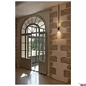 SLV Outdoor LED Wandstrahler MODELA UP/DOWN, IP65 IK07, 7.5W 2700K 810lm 2x60°, dimmbar, schwarz matt / gold