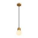 SLV Pendelleuchte VARYT, 150cm, E14, 6W, IP20, messing