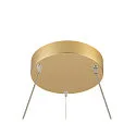 SLV LED Pendelleuchte ONE FLAT PD SINGLE PHASE, Ø 60cm, 23W 2700/3000K (CCT Switch), CRi >90, dimmbar, messing