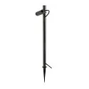 SLV LED Outdoor Erdspießleuchte HELIA SLIM POLE SINGLE, 3000K, IP65, schwarz