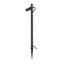 SLV LED Outdoor Erdspießleuchte HELIA SLIM POLE SINGLE, 3000K, IP65, schwarz