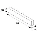 LED Netzteil INTRACK 48V TRACK, 250W, IP20, inkl. DALI-Durchverdrahtung, schwarz