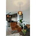SLV pendant luminaire PANTILO CONVEX 40 E27 IP20, chrome