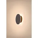 outdoor wall luminaire D-RING S PHASE IP65, black dimmable