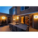 SLV outdoor wall luminaire D-RING S PHASE IP65, white dimmable
