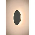 outdoor wall luminaire D-RING M PHASE IP65, black dimmable