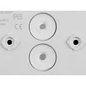 SLV LED Outdoor Wandleuchte D-RING M PHASE, 2700/3000K, IP65, weiß