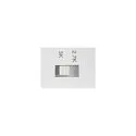 SLV LED Outdoor Wandleuchte D-RING M PHASE, 2700/3000K, IP65, weiß
