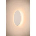 SLV LED Outdoor Wandleuchte D-RING M PHASE, 2700/3000K, IP65, weiß