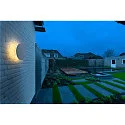 SLV LED Outdoor Wandleuchte D-RING M PHASE, 2700/3000K, IP65, weiß