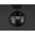 SLV LED Outdoor Wandleuchte Q-RING, IP54 IK06, indirekt, mit Sensor, 10W 3000K 950lm, schaltbar, seeluft-beständig, schwarz