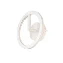 LED Outdoor Wandleuchte Q-RING PHASE, IP65 IK06, indirekt, 10W 3000K 950lm, dimmbar, seeluft-beständig, weiß