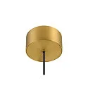 SLV LED Pendelleuchte QUIMERA PHASE, 8.2W 2700/3000K (CCT Switch) 310lm, CRi >90, dimmbar, gebürstet messing