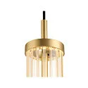 SLV LED Pendelleuchte QUIMERA PHASE, 8.2W 2700/3000K (CCT Switch) 310lm, CRi >90, dimmbar, gebürstet messing