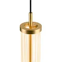 SLV LED Pendelleuchte QUIMERA PHASE, 8.2W 2700/3000K (CCT Switch) 310lm, CRi >90, dimmbar, gebürstet messing
