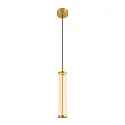 SLV LED Pendelleuchte QUIMERA PHASE, 8.2W 2700/3000K (CCT Switch) 310lm, CRi >90, dimmbar, gebürstet messing