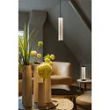 SLV LED Pendelleuchte QUIMERA PHASE, 8.2W 2700/3000K (CCT Switch) 310lm, CRi >90, dimmbar, gebürstet messing