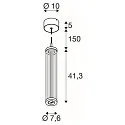 SLV LED Pendelleuchte QUIMERA PHASE, 8.2W 2700/3000K (CCT Switch) 310lm, CRi >90, dimmbar, gebürstet messing