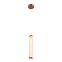 SLV LED Pendelleuchte QUIMERA PHASE, 8.2W 2700/3000K (CCT Switch) 310lm, CRi >90, dimmbar, dunkel kupfer