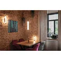 SLV LED Pendelleuchte QUIMERA PHASE, 8.2W 2700/3000K (CCT Switch) 310lm, CRi >90, dimmbar, dunkel kupfer
