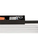 SLV LED Wandleuchte QUIMERA PHASE, 2700/3000K (CCT Switch), CRi >90, dimmbar, dunkel bronze