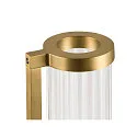 SLV LED Wandleuchte QUIMERA PHASE, 2700/3000K (CCT Switch), CRi >90, dimmbar, gebürstet messing