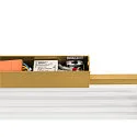 SLV LED Wandleuchte QUIMERA PHASE, 2700/3000K (CCT Switch), CRi >90, dimmbar, gebürstet messing