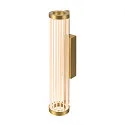 SLV LED Wandleuchte QUIMERA PHASE, 2700/3000K (CCT Switch), CRi >90, dimmbar, gebürstet messing