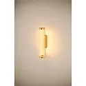 SLV LED Wandleuchte QUIMERA PHASE, 2700/3000K (CCT Switch), CRi >90, dimmbar, gebürstet messing