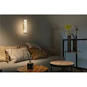 SLV LED Wandleuchte QUIMERA PHASE, 2700/3000K (CCT Switch), CRi >90, dimmbar, gebürstet messing